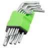 Набор ключей TORX Г-образных, 9пр.(Т10,15,20,25,27,30,40,45,50),в блистере