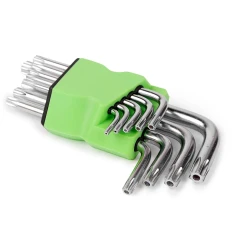 Набор ключей TORX Г-образных, 9пр.(Т10,15,20,25,27,30,40,45,50),в блистере