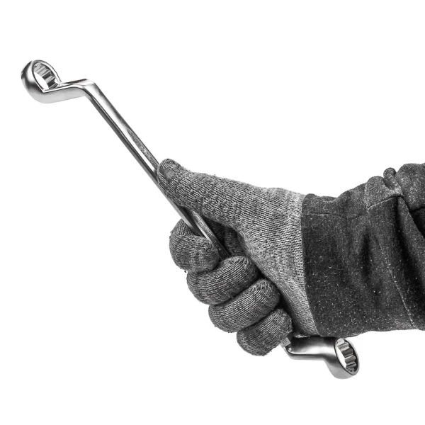 Ключ накидной отогнутый на 75грд. 17х19мм