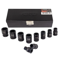 Набор головок ударных,10пр. 1/2''6гр.(10,12,13,14,15,17,19,21,22,24),в метал. кейсе