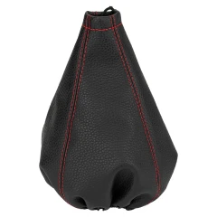 Чехол кулисы кожзам красная строчка