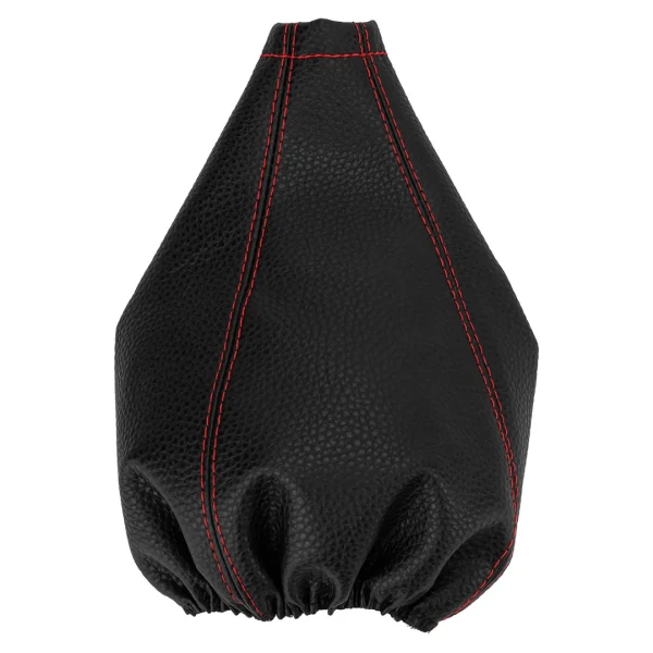 Чехол кулисы кожзам красная строчка