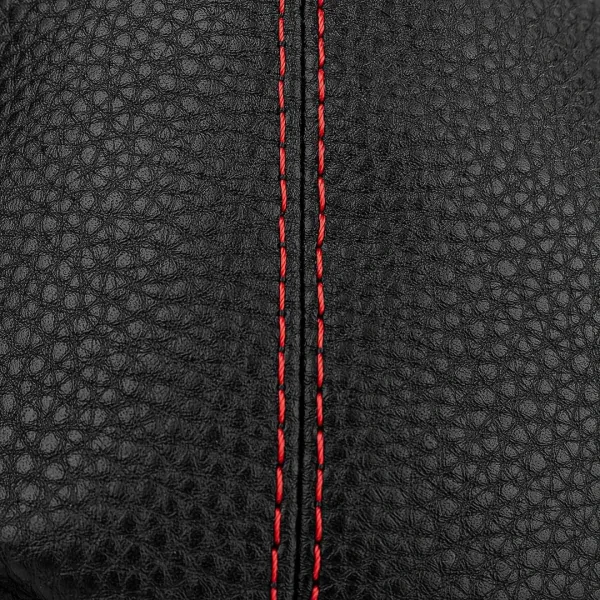 Чехол кулисы кожзам красная строчка