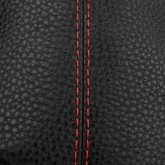 Чехол кулисы кожзам красная строчка