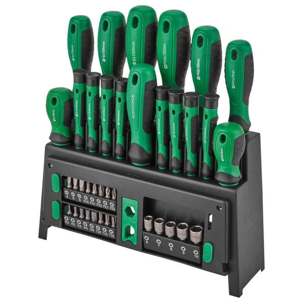 Отвертки в комплекте с битами, набор 39пр.