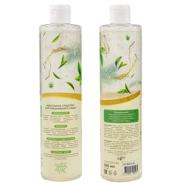 Шампунь для роста волос Алоэ и Зеленый чай