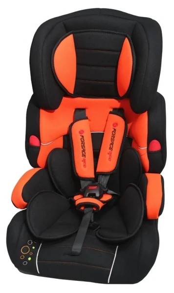 Кресло детское BAB001-S5 black/orange 9-36кг
