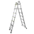 Лестница-стремянка телескопическая алюм. бытовая 2.2+2.2м (7+7 ступ.)