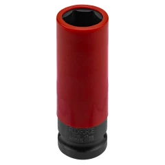 Головка ударная глубокая для литых дисков с защитным кожухом 17мм, 1/2''