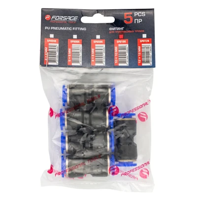 Фитинг для пластиковых трубок 10 x 10мм, к-т 5шт.