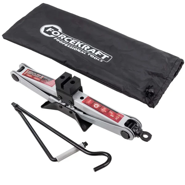 Домкрат механический ''ромб''2т (h min 115мм, h max 400мм, L-420мм) в водоотталкивающем чехле