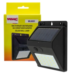Светильник светодиодный настенный на солнечной батарее (20 светодиодов SMD)