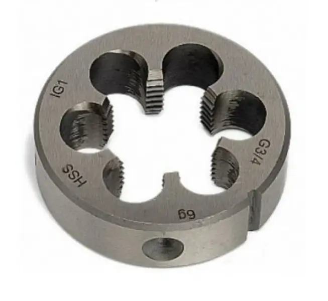 Плашка M9x1.0-Ø25мм, в пластиковом футляре