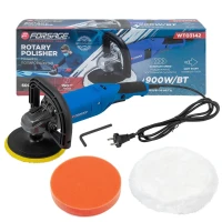 Машина полировальная электрическая(220V, 900W,600-3000 об/мин,диаметр круга-150мм,плавный пуск)