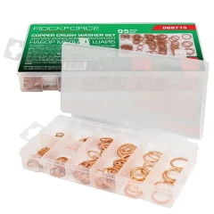 Набор медных шайб, набор 95шт.