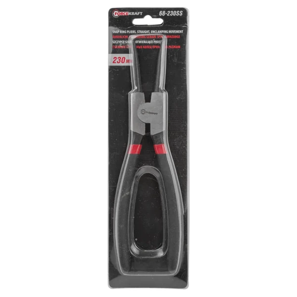 Съемник стопорных колец прямой на разжим (L-230мм), в блистере