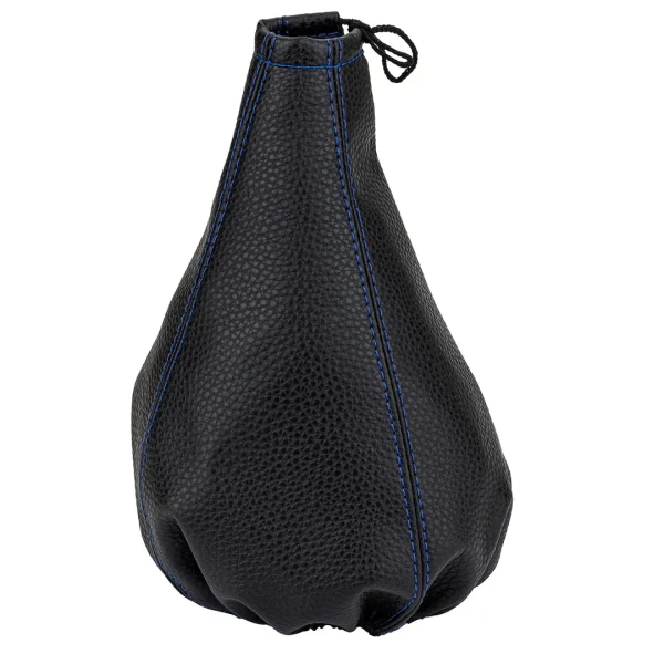 Чехол кулисы кожзам синяя строчка