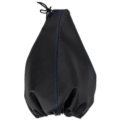 Чехол кулисы кожзам синяя строчка