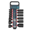 Набор головок ударных комбинированный 14пр.,1/2''(короткие:10,12-15,27,30,32мм,глубокие:17,19,21,22,24,36мм),на пластиковом держателе