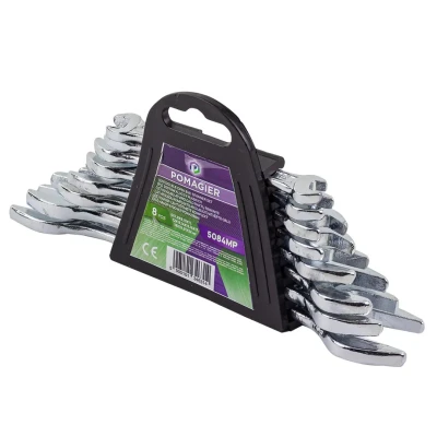 Ключи рожковые, набор 8пр. (6х7, 8х9, 10х11, 12х13, 14х15, 16х17, 18х19, 21х22мм)