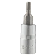 Головка-бита 6-гранная 3мм, 1/4''