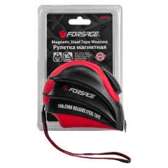 Рулетка 10мх25мм (магнитный зацеп, автоблокировка, двухкомпанентный корпус), в блистере