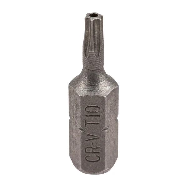 Бита TORX 1/4'', T10Hх25ммL c отверстием