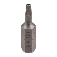 Бита TORX 1/4'', T10Hх25ммL c отверстием