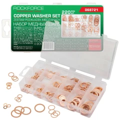 Набор медных шайб, набор 220шт.