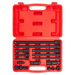 Набор удлинителей и адаптеров 18пр. 1/4''3/8''1/2''