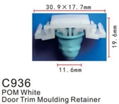 Клипса для крепления внутренней обшивки а/м БМВ пластиковая (100шт/уп.)