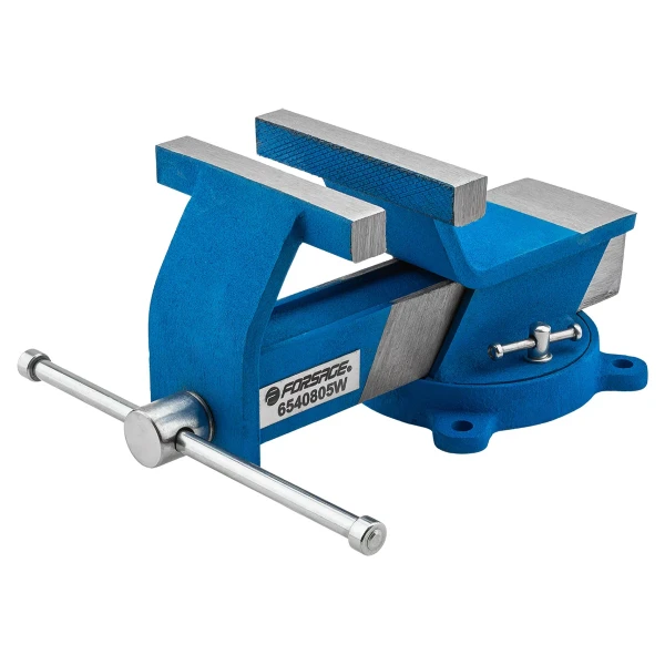 Тиски стальные поворотные с наковальней