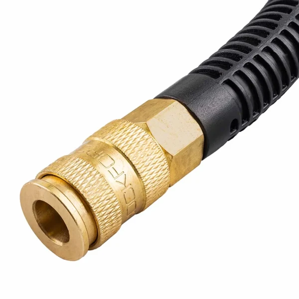 Шланг резиновый воздушный армированный с фитингами 8мм х 15мм х 15м (20-60бар, раб. t от -30 до +70°С)