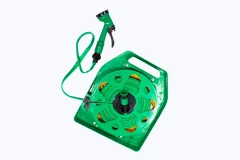 Шланг садовый ПВХ на катушке в комплекте с пистолетом-распылителем (15м, 4 режима распыления)