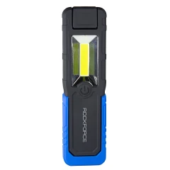 Лампа светодиодная аккумуляторная(5W COB+1W,магнит,180гр.,250Lm,2000mAh,USB провод,время раб.3ч,время заряд.2-3ч,защита гнезда зарядки)