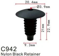 Клипса для крепления внутренней обшивки а/м БМВ пластиковая (100шт/уп.)