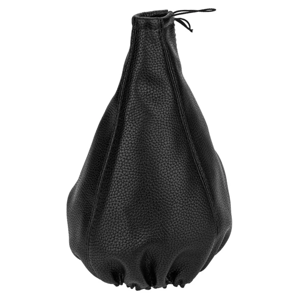 Чехол кулисы кожзам черная строчка