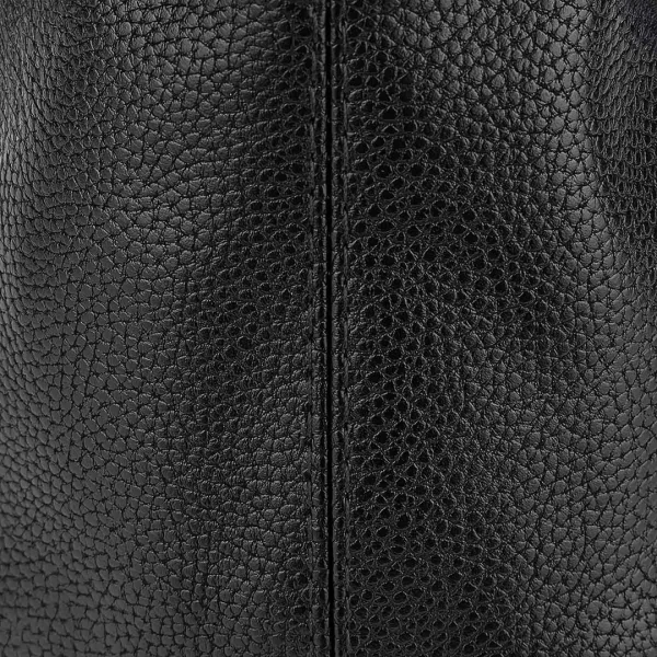 Чехол кулисы кожзам черная строчка