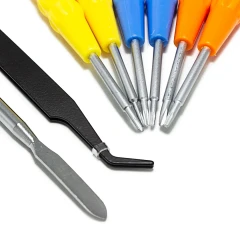 Набор ювелирных отверток 8пр, для точных работ (PH1.5,2.0Y2.5TS1.2 T4,T5.5 ) в пластиковом футляре.