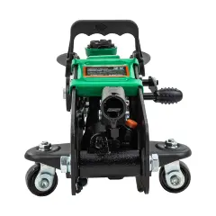 Домкрат подкатной гидравлический 2,5т с фиксацией (h min 140мм, h max 387мм)в кейсе с резиновой накладкой