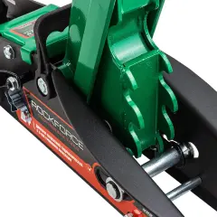 Домкрат подкатной гидравлический 2,5т с фиксацией (h min 140мм, h max 387мм)в кейсе с резиновой накладкой