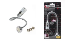 Фонарик светодиодный на гибкой магнитной подставке 1LED, в блистере