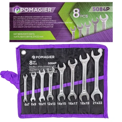 Набор ключей рожковых 8пр.