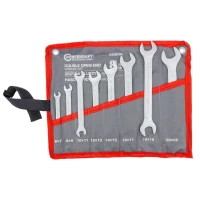 Ключи рожковые, набор 8пр. (6х7, 8х9, 10х11, 12х13, 14х15, 16х17, 18х19, 20х22мм)