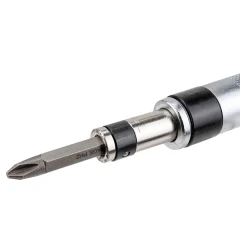 Отвертка ударная с набором бит и экстракторами резьбы 7пр.