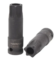 Головка-бита TORX ударная TH45 с отверстием, 1/2''