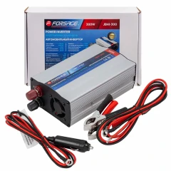 Инвертор (преобразователь напряжения) (max выход.мощность 300Вт, подключение - ''крокодилы'')