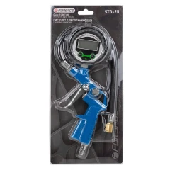 Пистолет для подкачки шин с цифровым манометром и шлангом, в блистере