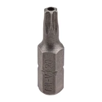 Бита TORX 1/4'', T20Hх25ммL c отверстием