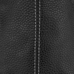 Чехол кулисы кожзам серая строчка